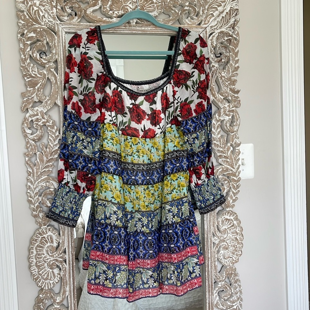 Alice & Olivia floral printed sundress